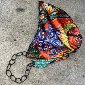 Reversible Satin Rave Hood